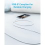 Anker Mobile Cable USB A to USB C 0.9m 322 White