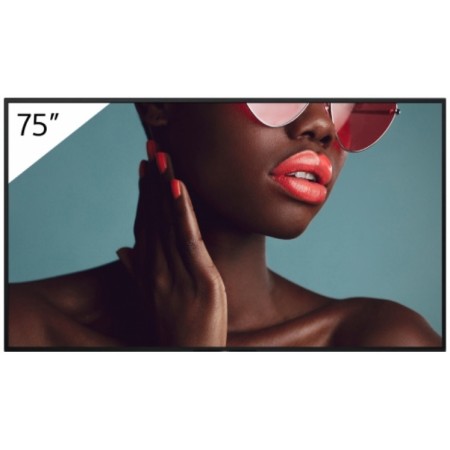 Sony FW-75BZ40L signage display Digital signage flat panel 75" LCD Wi-Fi 700 cd/m² 4K Ultra HD Black Android 24/7
