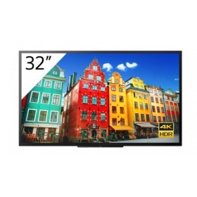 Sony FW-32BZ30J1 signage display Digital signage flat panel 32" LCD Wi-Fi 300 cd/m² 4K Ultra HD Black Built-in processor