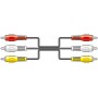AV:link 3RCA to 3RCA Cable 3.0m 112.074UK
