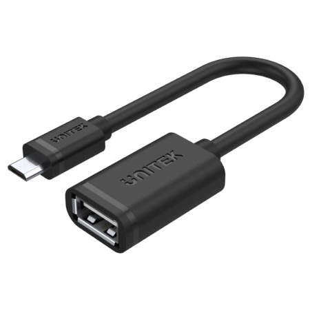 Unitek Y-C438GBK Micro-USB Male to USB-A Female OTG 20cm