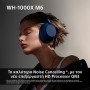 Sony WH1000XM6 Flagship Noise Cancelling Wireless Over Ear Headphones Midnight Blue