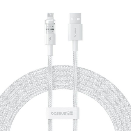 Baseus Cable Lightning to USB-A Gem Series 2m Moon White