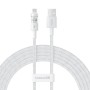 Baseus Cable Lightning to USB-A Gem Series 2m Moon White
