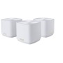 ASUS MESH ZenWiFi AX1800 Wi-Fi 6 Dual Band Gigabit XD4 Plus 3 Pack White