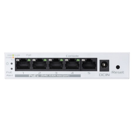 ASUS NETWORKING Switch PoE Managed 5-Ports with 4 PoE+ 60W EBP15