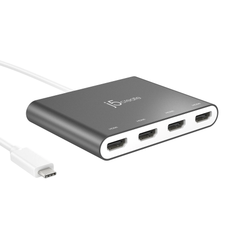 j5create Converter USB-C to 4-Port HDMI Multi-Monitor JCA366