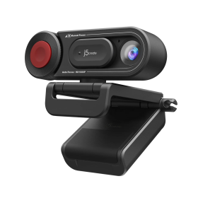 j5create Webcam FullHD with Microphone & Auto/Manual Focus Switch USB-C JVU250