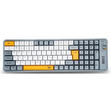 Alcatroz Keyboard Wireless 2.4G+BT Tetriz Air 3 Summer White