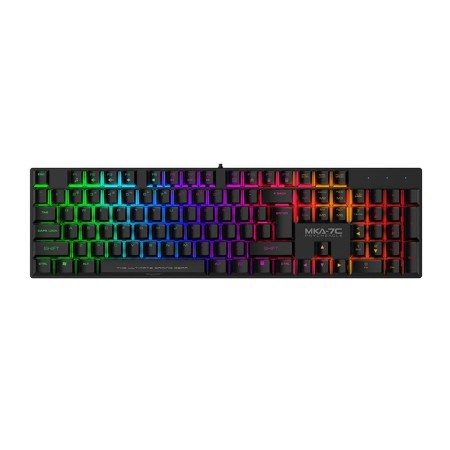 Armaggeddon MKA-7C Black Mechanical Gaming Keyboard 104 Clicky Blue Keys