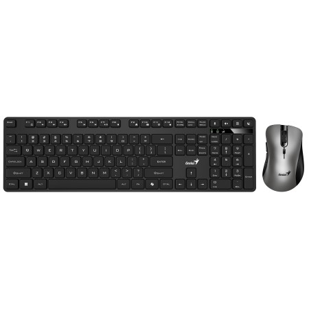 Genius Keyboard-Mouse Set Wireless AI+Voice Typing KM-8216S English