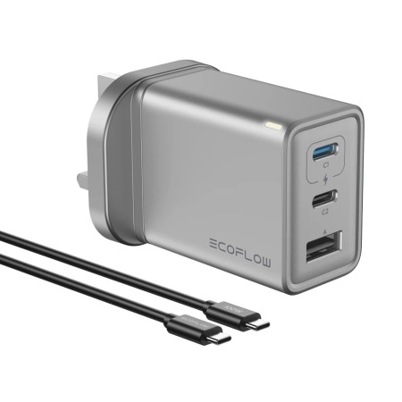 EcoFlow RAPID 65W GaN Charger UK including 100W USB-C Cable