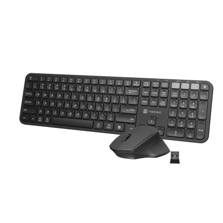 Natec Keyboard & Mouse Wireless Combo BT & 2.4GHz OCTOPUS 2
