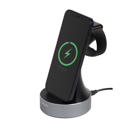 Verbatim Charger Desktop Wireless Qi MFI 2in1 Apple Devices WCS-01