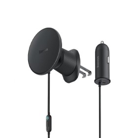 Baseus Car Charger Wireless AirVent Magnetic 15W+25W USB-C CW01