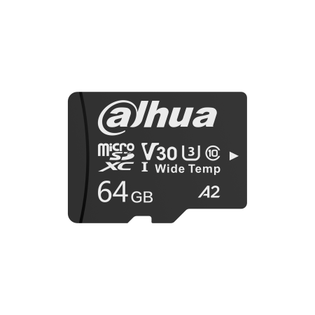 Dahua MicroSD 64GB MicroSD Wide-Temperature Video Surveillance Card TF-W100-64GB