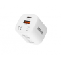 Unitek 33W Wall Charger USB-C PD & QC 3.0 UK P1125AWH White