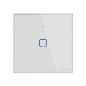 Sonoff T2EU1C-TX WiFi Smart Wall Touch Switch 1-Button White