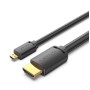 Vention HDMI to HDMI Micro Cable 3.0m AGIBI