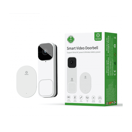 WOOX Video Doorbell & Chime 3MP R4331 White