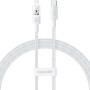 Baseus Cable Lightning to USB-C Gem Series 2.0m 20W White