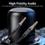 Vention AUDIO 3.5mm M-M Cable Braided Metal 5.0m BAWBJ