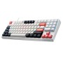 Thunderobot KG3089 White Mechanical Gaming Keyboard 89 Red Switch Keys