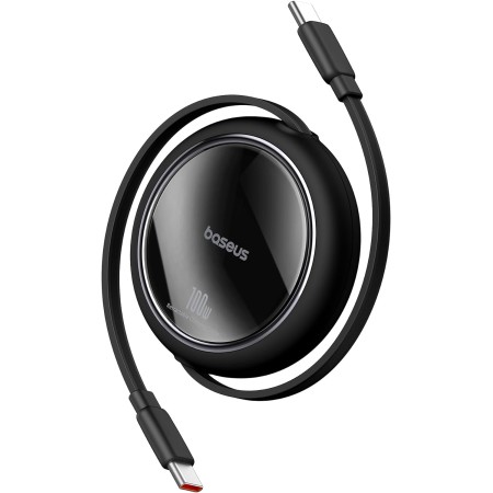 Baseus Cable USB-C to USB-C Free2Draw Retractable Cable 100W 1m  Black