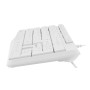 Natec Keyboard Wired White NAUTILUS