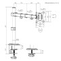Brateck Monitor Mount Single Arm LDT66-C012