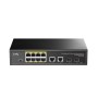 Cudy Switch PoE Gigabit 8PoE + 2GbE + 2SFP Uplink 120W GS1010PS2