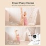 Bonoch BBM04 Portable Baby Monitor 5.5'' 1080p PTZ Camera & Local Storage No WiFi