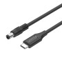 Unitek UCL USB-C to DC Cable 1.8m 65W for Acer 5.5*1.7mm C14119BK