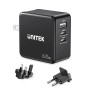 Unitek Charge Wall 65W 4in1 GaN Charger Black P1117B