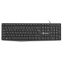 Natec NAUTILUS Wired Keyboard Black