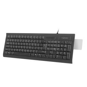 Natec MORAY Wired Keyboard with ID Card Reader Black