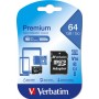 Verbatim Micro SD Card+Adapter Class10 U1 64GB