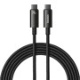 Baseus Cable USB-C to USB-C Tungsten Gold 240W 3.0m Black