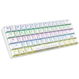 Armaggeddon MBA-61R White Wireless Bluetooth Mechanical Keyboard 61 Blue Keys