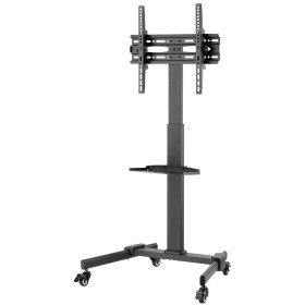 AV:Link TV Trolley Compact Height Adjustable with Shelf 129.204UK
