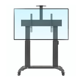 NBMounts TW100 Heavy Duty Motorized TV Trolley Supports up to 110'' & 136Kg Max Height 1.7m