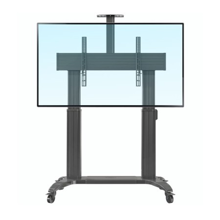 NBMounts TW100 Heavy Duty Motorized TV Trolley Supports up to 110'' & 136Kg Max Height 1.7m