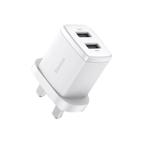 Baseus Charger Wall 2xUSBA 2.1A UK White