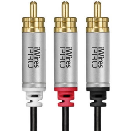 Techlink iWiresPro Subwoofer RCA to 2 RCA 3.0m 711043