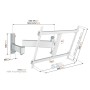 Vogels COMFORT TVM3643 TV Wall Mount 60x40 Turn2A White