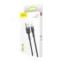 Baseus Cafule Braided MicroUSB Cable 2.4A 1.0 m Gray
