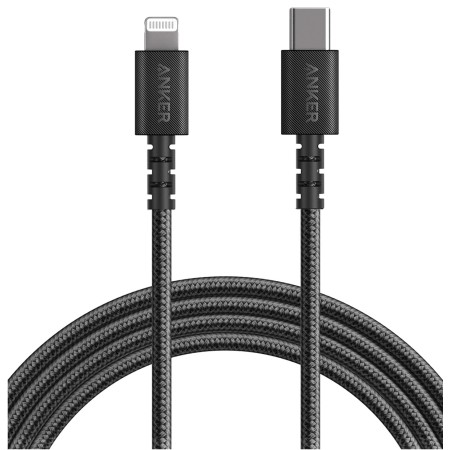 Anker PowerLine Select+ USB-C to MFI Lightning 1.8m Black