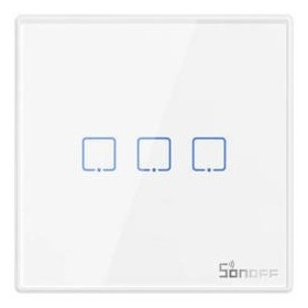 Sonoff T2EU3C-RF Smart Wall Touch Switch White (433MHz remote controller )