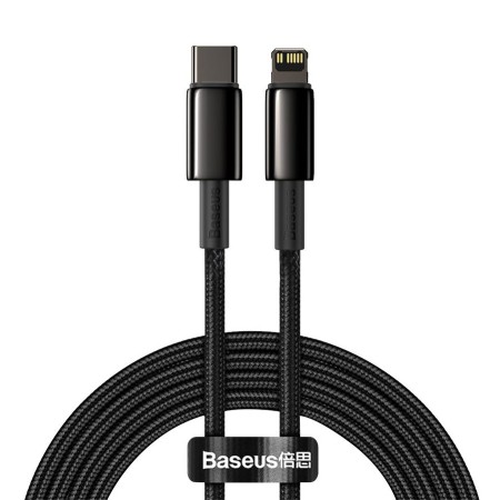 Baseus Gold Type-C to Lightning PD 20W 2m Black