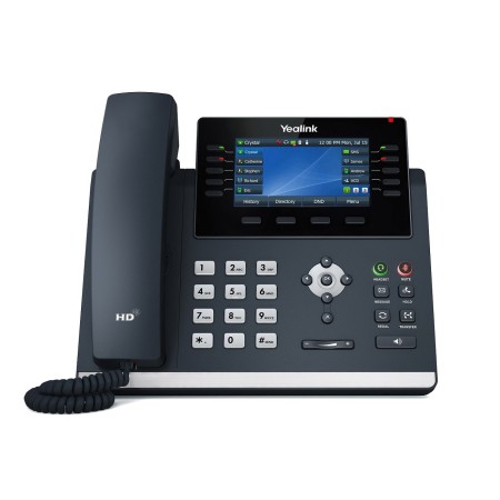 Yealink IP Phone Desktop PoE 4.3'' Gigabit, USB, Expansion, Color Screen T46U